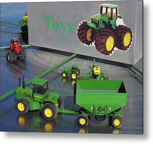 Toy Metal Print featuring the photograph Farm Toys by Scott Olsen
