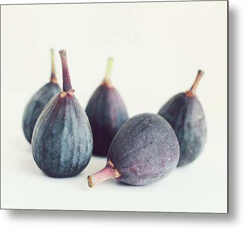 Figs Metal Print featuring the photograph Five Figs by Lupen Grainne