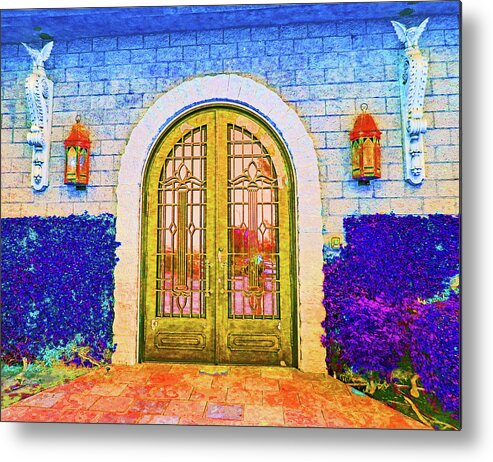 Castle Metal Print featuring the photograph Front Door To The Castle by Andrew Lawrence