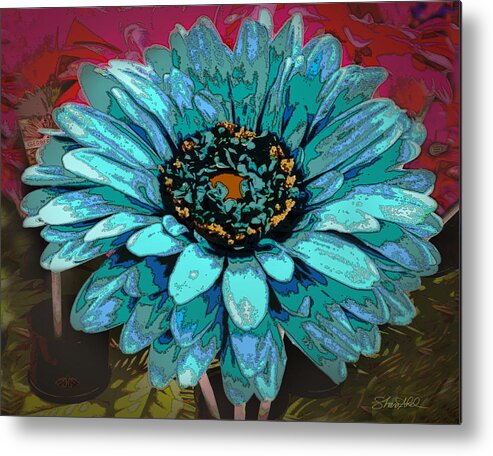 Flower Metal Print featuring the photograph Gerber Daisy by Shara Abel