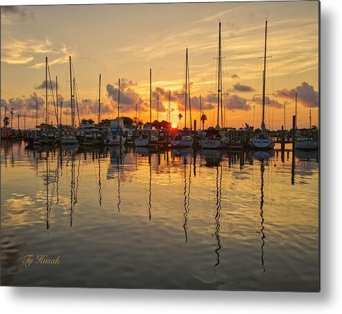 Sunrise Metal Print featuring the photograph Golden Dawn by Ty Husak