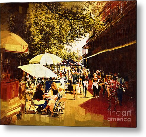 New-orleans Metal Print featuring the digital art Gothic New Orleans by Kirt Tisdale