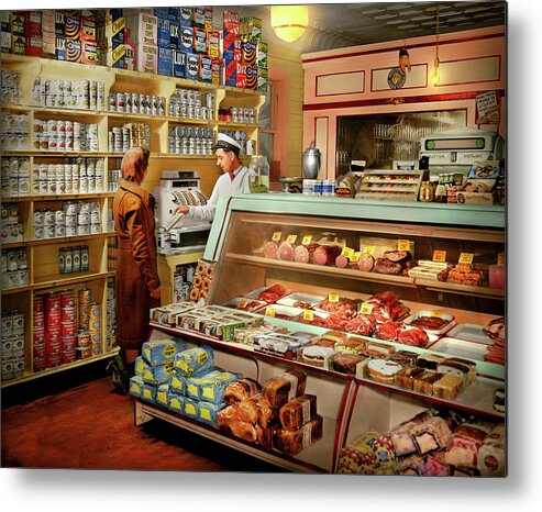 Provincetown Metal Print featuring the photograph Grocery - Provincetown, MA - Anybody's deli 1942 by Mike Savad