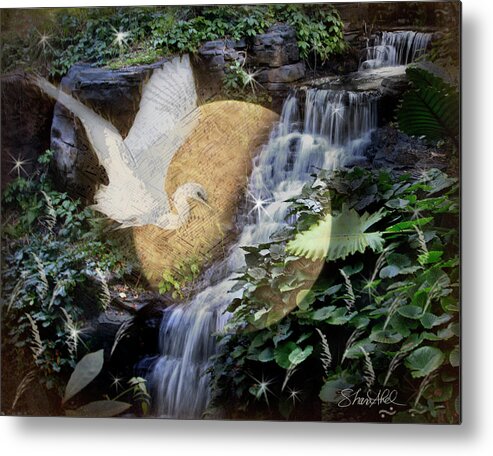 Bird Metal Print featuring the photograph Harmony in Nature by Shara Abel