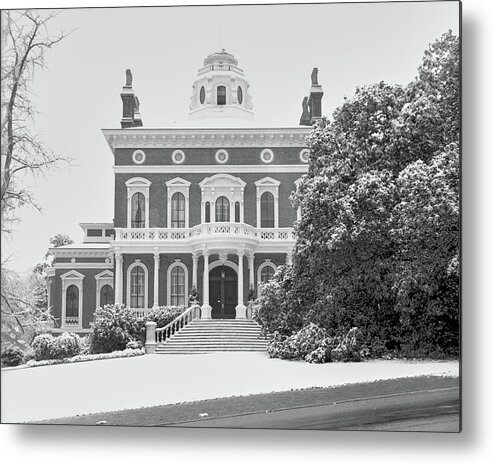 Georgia Metal Print featuring the photograph Hay House in Snow, 1982 by John Simmons