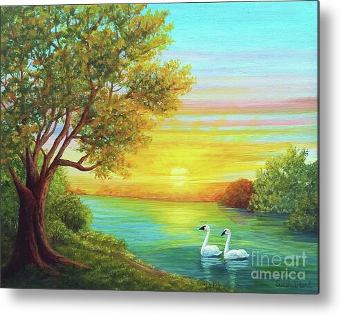 Heading Metal Print featuring the painting Heading Home by Sarah Irland