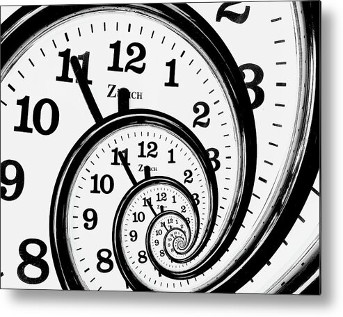 Time Metal Print featuring the digital art It's About Time by Dave Lee