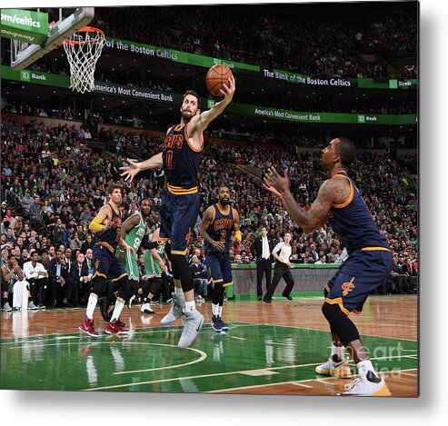 Nba Pro Basketball Metal Print featuring the photograph Kevin Love by Brian Babineau