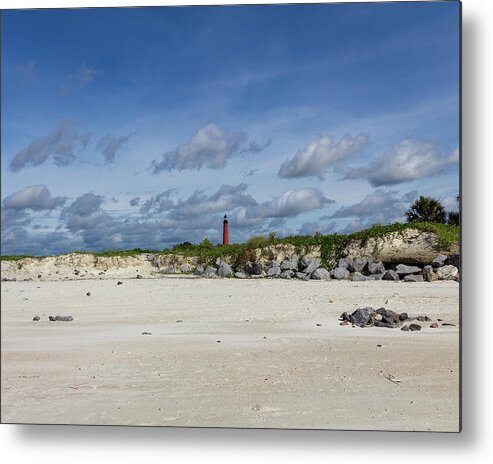 Lighthouse Metal Print featuring the photograph Lighthouse in the Distance by David Beechum