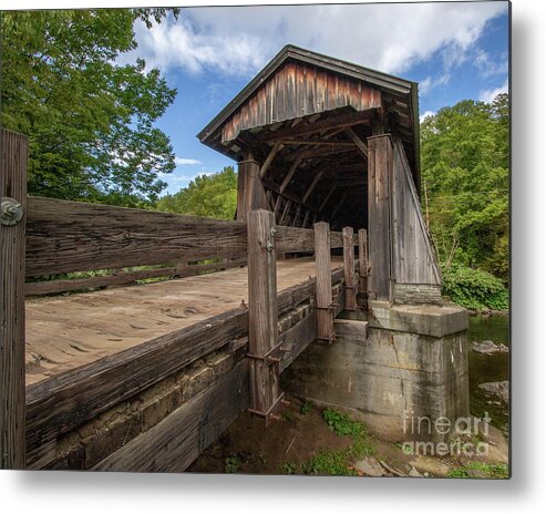 Wall Decor Metal Print featuring the photograph Livingston Manor Covered Bridge by Phil Spitze