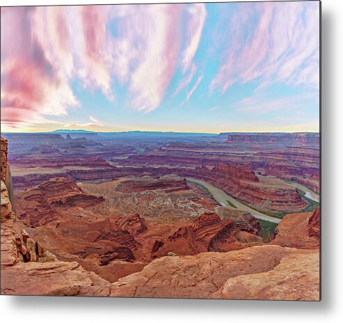 Utah Metal Print featuring the photograph March 2019 Dead Horse Point Sunrise by Alain Zarinelli