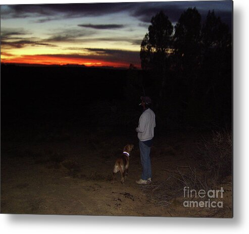 Sunset Metal Print featuring the photograph Missing You by Doug Miller