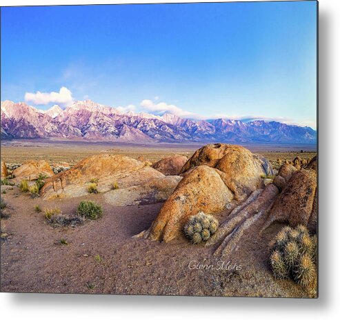 Mt. Whitney Metal Print featuring the photograph Mt. Whitney range by GLENN Mohs