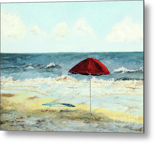 Myrtle Beach Metal Print featuring the painting Myrtle Beach by Paint Box Studio