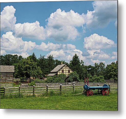 Old Metal Print featuring the photograph Old World Wisconsin Farm by Scott Olsen