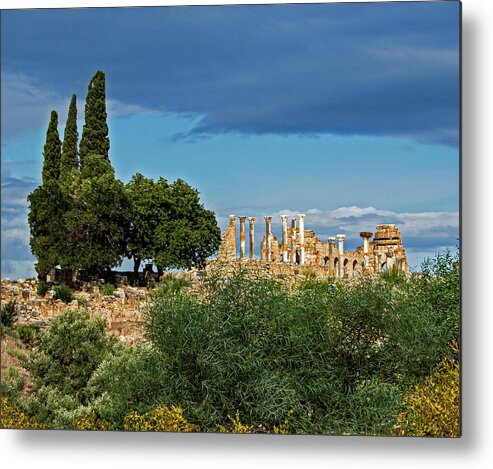 Roman Ruins Metal Print featuring the photograph One For The Ancients by Edward Shmunes