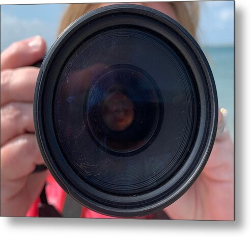 Camera Metal Print featuring the photograph Paparazzi by Lee Darnell