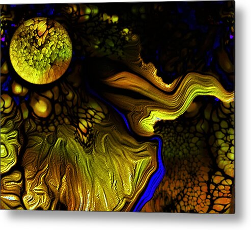 Pollens Youthful Spring Metal Print featuring the digital art Pollens Youthful Spring 7 by Aldane Wynter