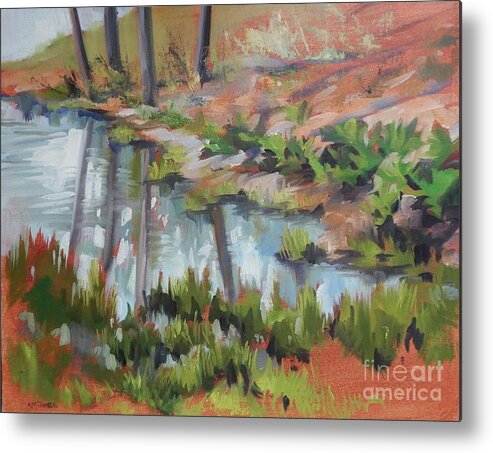 Spring Metal Print featuring the painting Return of Spring by K M Pawelec