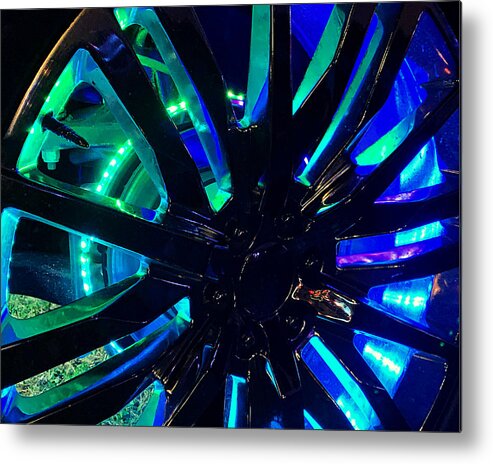 Car Metal Print featuring the photograph Rim 2 by Lee Darnell