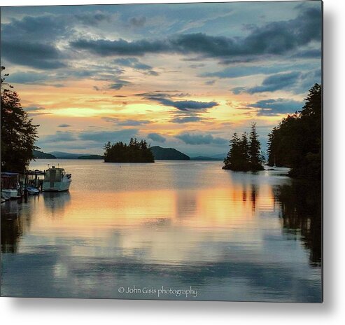  Metal Print featuring the photograph Roberts Cove in Alton by John Gisis