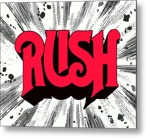 Rush Metal Print featuring the photograph Rush First Album Cover by Action