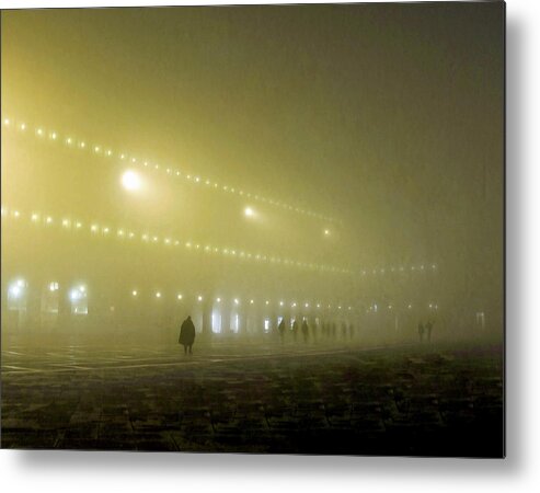 Venezia Metal Print featuring the photograph San Marco in fog by Eyes Of CC