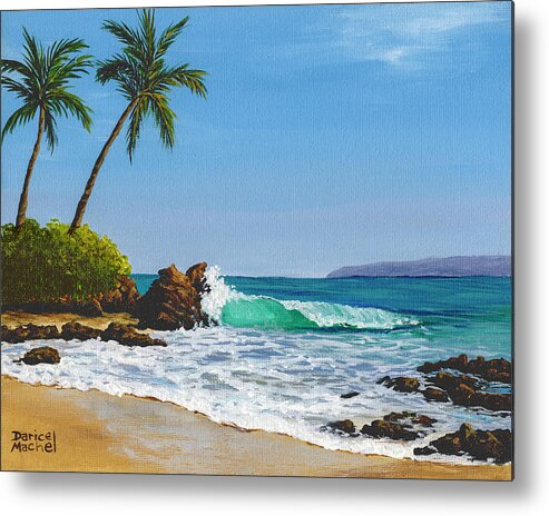 Maui Metal Print featuring the painting Secret Cove Maui by Darice Machel McGuire