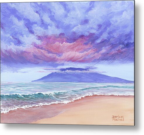 Seascape Metal Print featuring the painting Serenity by Darice Machel McGuire