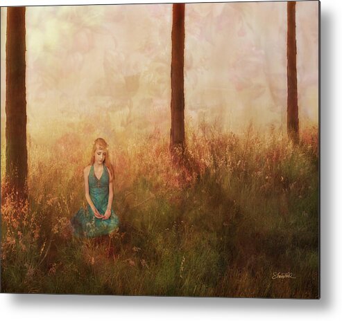 Fine Art Metal Print featuring the photograph Serenity by Shara Abel