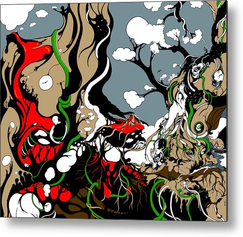 Vines Metal Print featuring the digital art Specialty Cut 07 by Craig Tilley