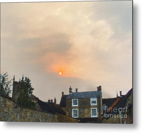 Stow-in-the-wold Metal Print featuring the photograph Stow Gables Turner Sky by Brian Watt