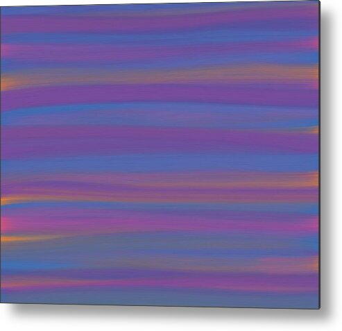 Sunset Metal Print featuring the digital art Sunset Colors by Angie Tirado