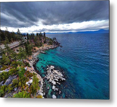 Lake Tahoe Metal Print featuring the photograph Tahoe Blues by Devin Wilson