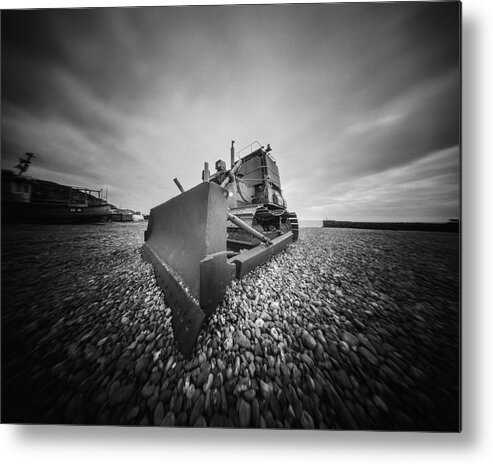  Metal Print featuring the photograph The Boat pusher by Will Gudgeon