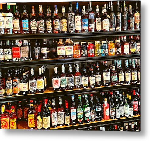 Liquor Metal Print featuring the photograph The Candy Store by Lee Darnell