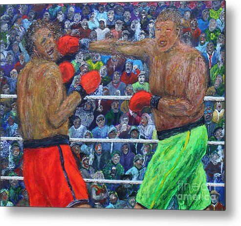 Boxing Metal Print featuring the painting The Champion by Richard Wandell