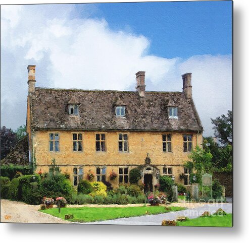 Bourton-on-the-water Metal Print featuring the photograph The Dial House in Bourton by Brian Watt