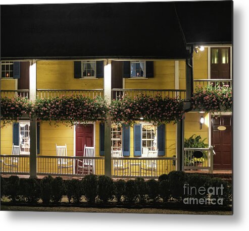 Architecture Metal Print featuring the photograph The Inn At Little Washington by Lois Bryan