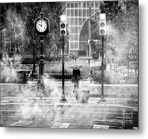 City Metal Print featuring the photograph The steamy streets of Tulsa by Susan Vineyard