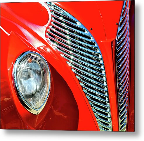 David Lawson Photography Metal Print featuring the photograph This Classic Ford Shines by David Lawson