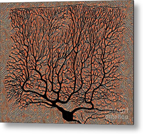 Tree Metal Print featuring the digital art Dry Needling - Our Tree of Life by Linda Weinstock