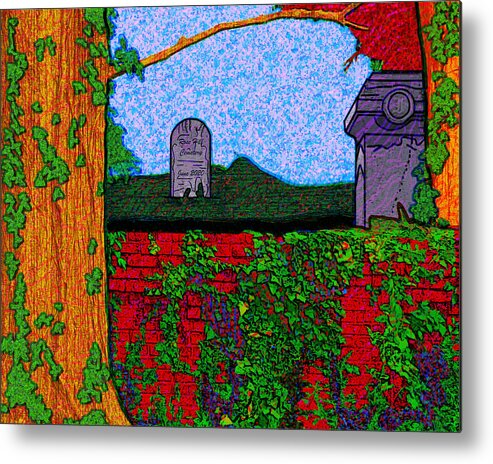 Macon Metal Print featuring the digital art Twilight At Rose Hill by Rod Whyte
