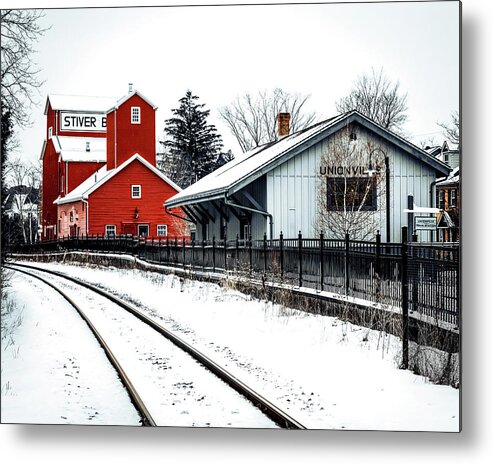 Ontario Metal Print featuring the photograph Unionville Station by Dee Potter