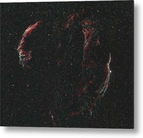 Nebula Metal Print featuring the photograph Veil Nebula Complex by Brian Weber