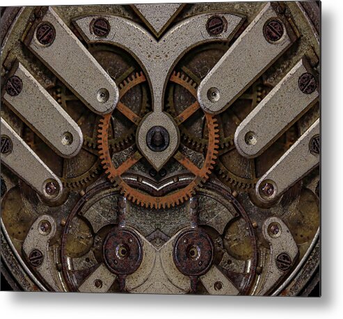 Gear Metal Print featuring the photograph Watch Parts by Jim Painter