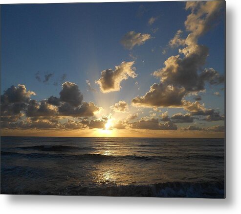 Sunrise Metal Print featuring the photograph Awareness #1 by Sheila Silverstein