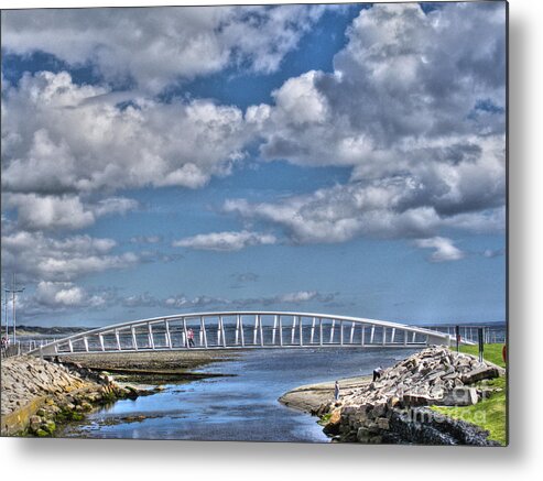 Bridge Metal Print featuring the photograph Bridge #3 by Nina Ficur Feenan