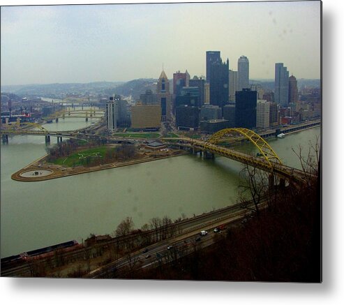 Pittsburgh Metal Print featuring the photograph Pittsburgh #1 by Anthony Seeker