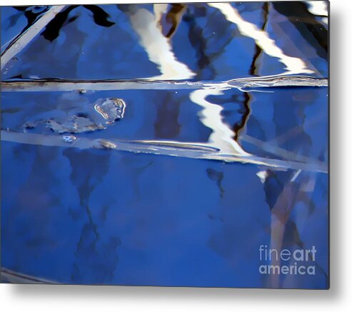 Calhoun Metal Print featuring the photograph Reflections Blue #1 by A K Dayton